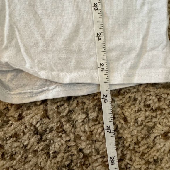 "#ENGAGED" WOMENS FITTED WHITE TSHIRT - Picture 5 of 7